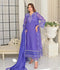 Farooq Hameed Studio Khaddi Net Embroidered Stitched 3-Piece Suit-Romi