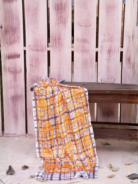 Panache Apparel Winter Core Silk Printed Scarf-Breeze