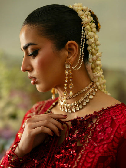 Parishay Ranibagh Luxury Formals Chiffon Embroidered Stitched 3-Piece Suit-Mahroosh