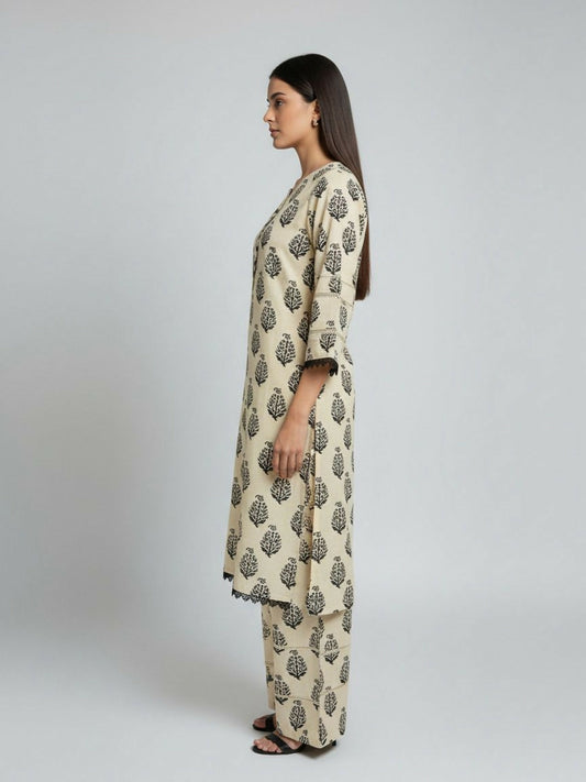 Tashu Khaddar Printed Stitched 2-Piece Suit-TG-139