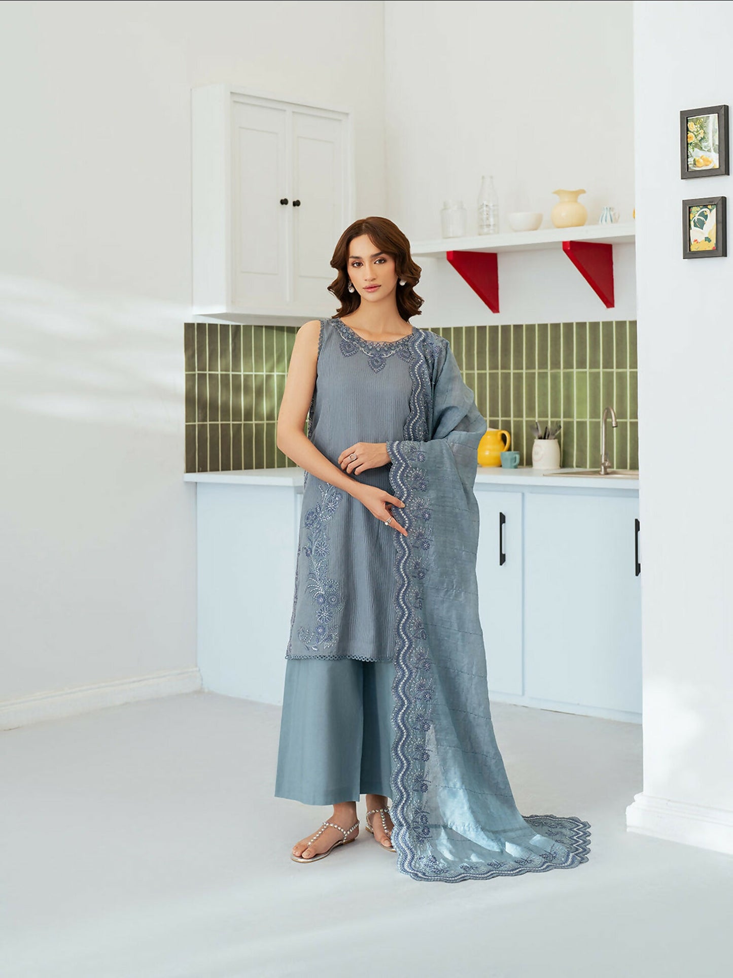 Mahnur Sera Pret'26 Jacquard Embroidered Stitched 3-Piece Suit-SP-06