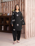 Panache Apparel Winter Core Linen Embroidered Stitched Suit-Floe