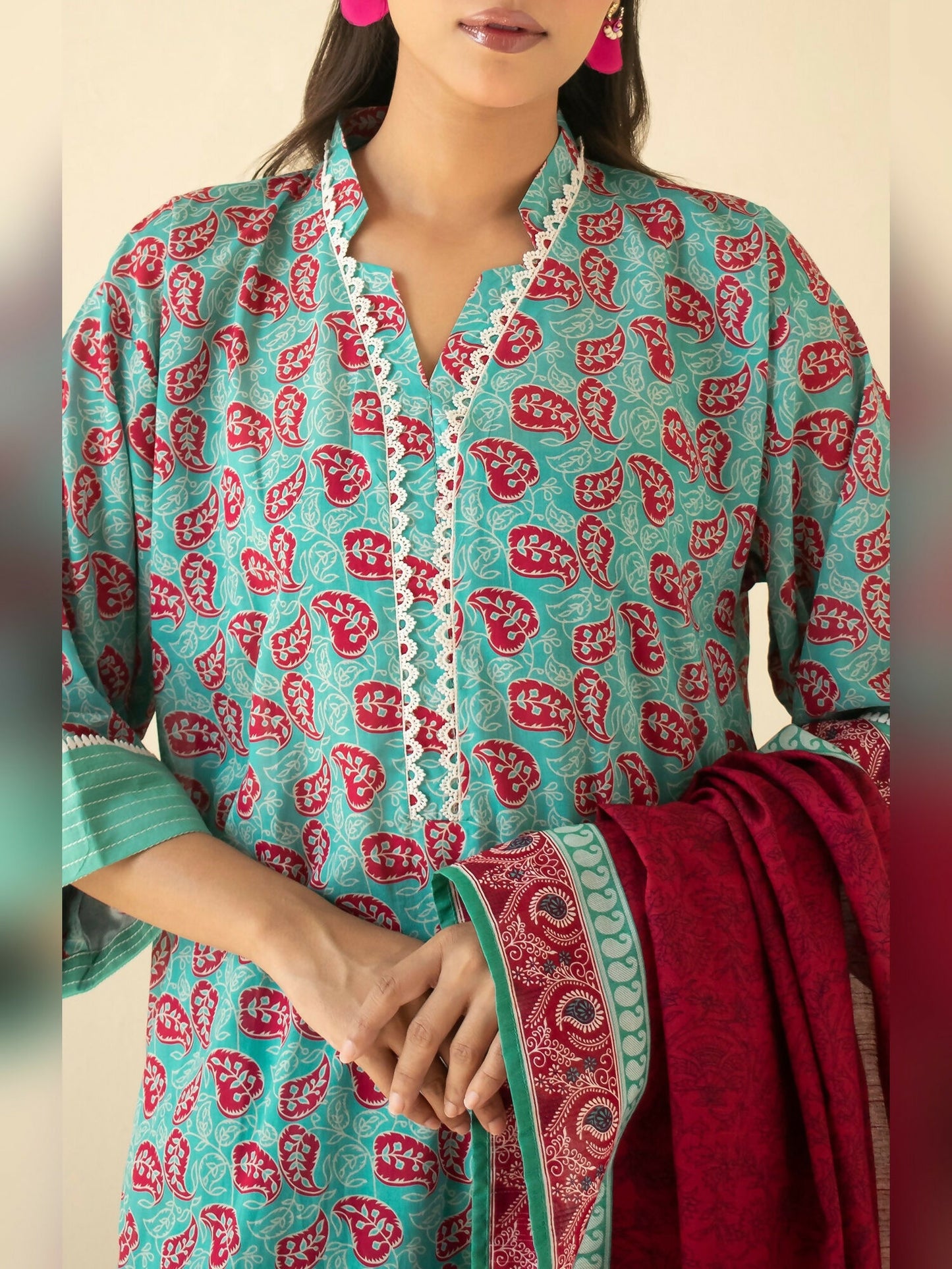 Orient Khaddar Printed Unstitched 3-Piece Suit-OTL-24-319