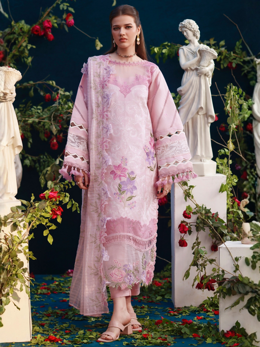 Parishay Summer Queen Lawn Embroidered Unstitched 3-Piece Suit-SQ-14