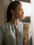Hussain Rehar Basic Not Basic V Raw Silk Embellished Stitched 3-Piece Suit-Maze