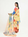 Imran Aftab Basant Mela Raw Silk Printed Stitched 3-Piece Suit-IARP 04