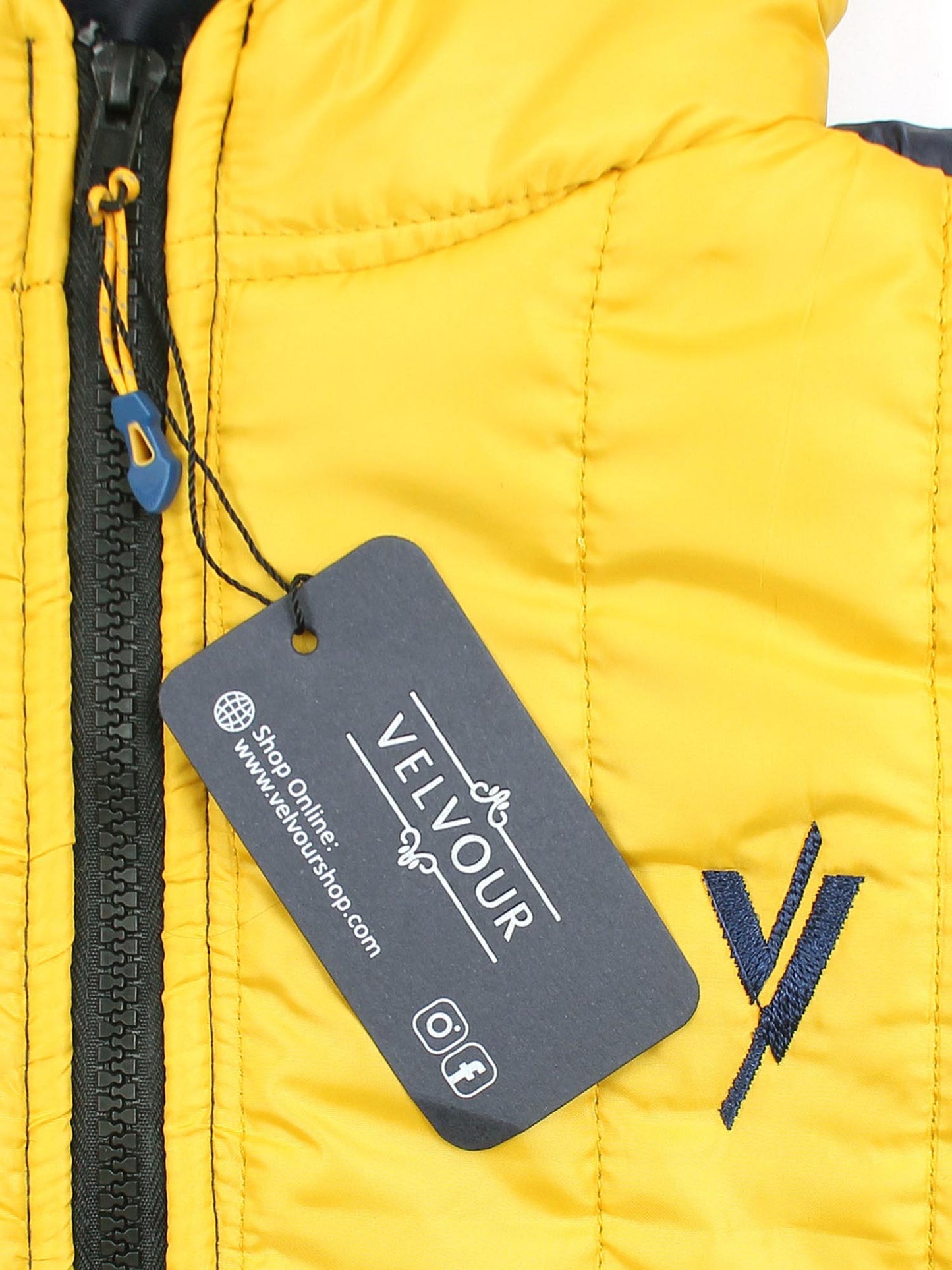 Velvour Full Sleeves Hooded Puffer Jacket-VJ010-A