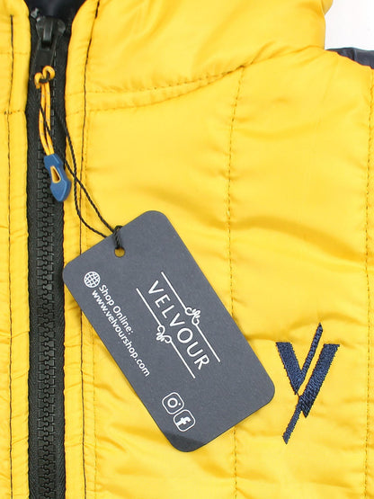 Velvour Full Sleeves Hooded Puffer Jacket-VJ010-A