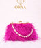 Orya Jewellery Fur Clutch