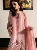 Hussain Rehar The Scent Luxury Pret SS'25 Raw Silk Embellished 3-Piece Suit-Evara
