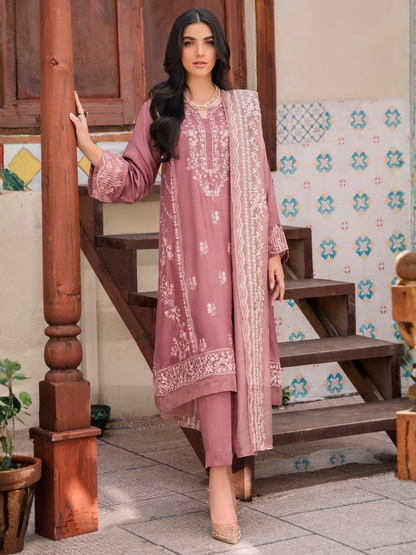 Panache Apparel Viscose Embroidered Stitched 2-Piece Suit-Sehal