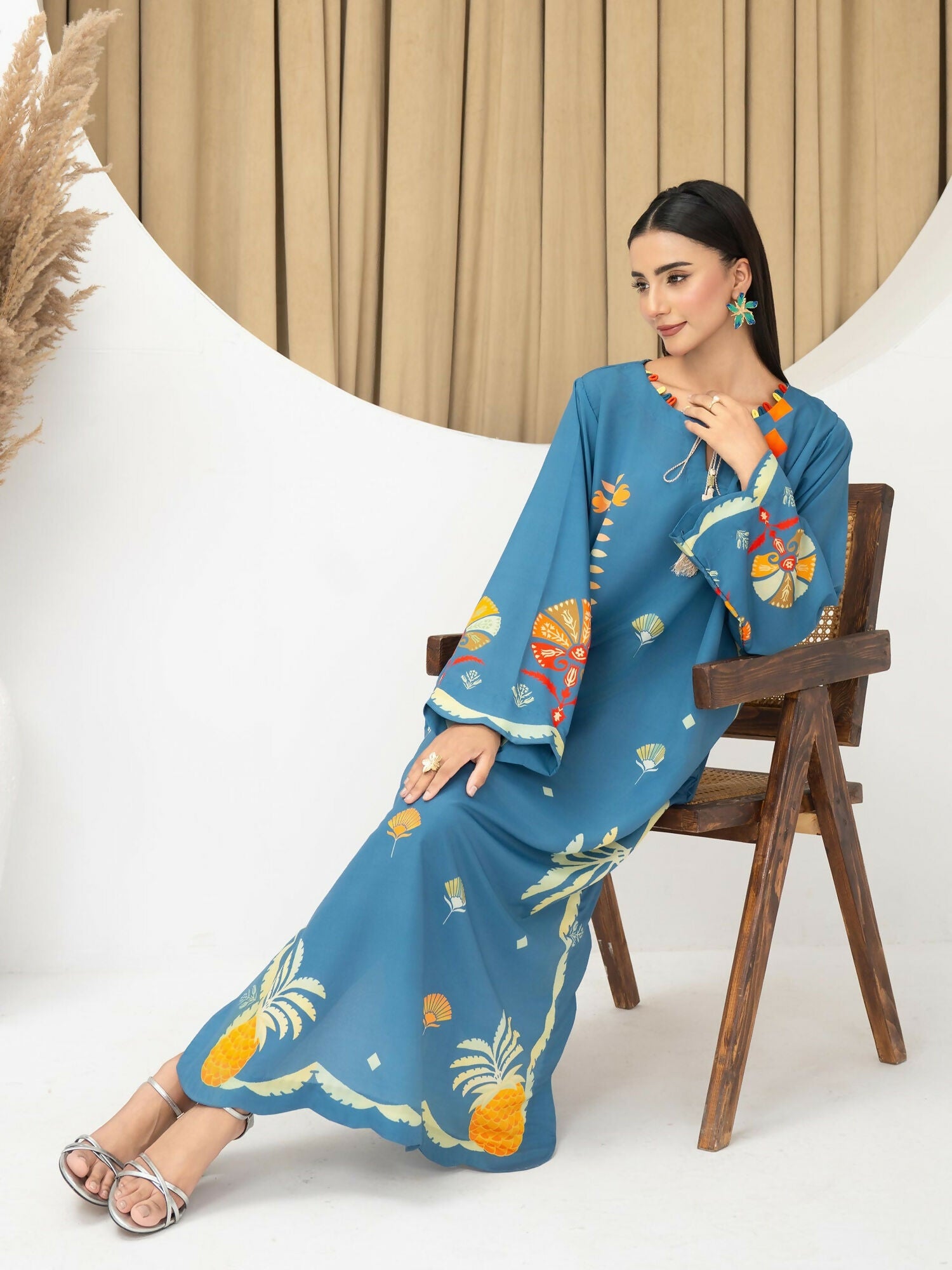 Panache Apparel Florise Lawn Printed Top-Aurix