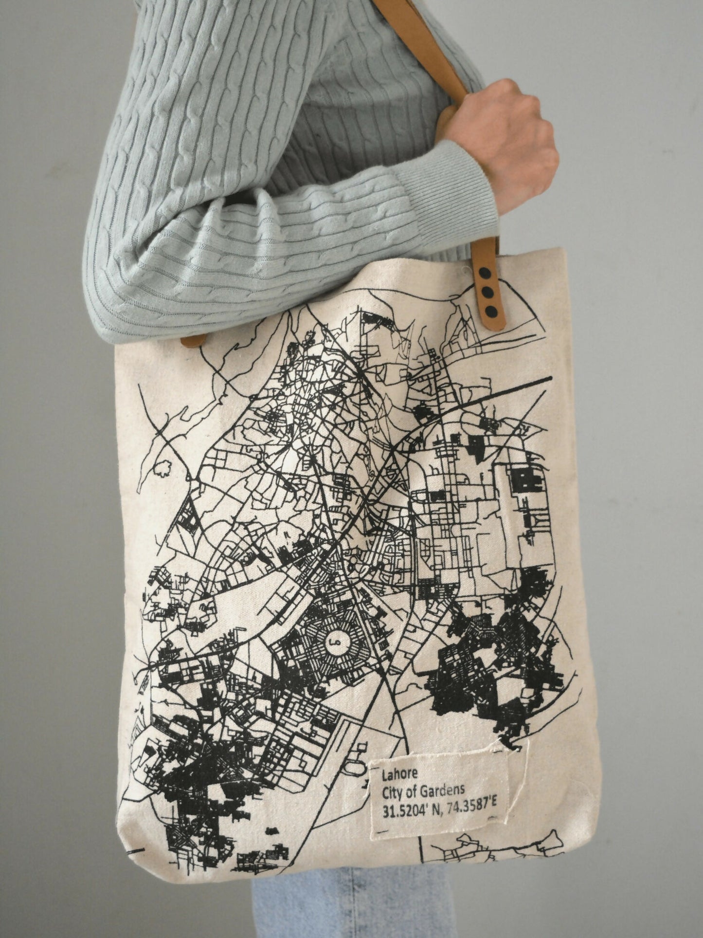 MappedPK Lahore Mapped Tote Bag