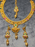 H&A Jewellery Indian Rajwari Semi-Precious Stone Set