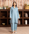 Panache Apparel Winter Core Linen Embroidered Stitched Suit-Bluff