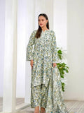MAK Fashion Lawn Embroidered Stitched 3-Piece Suit-Citrine