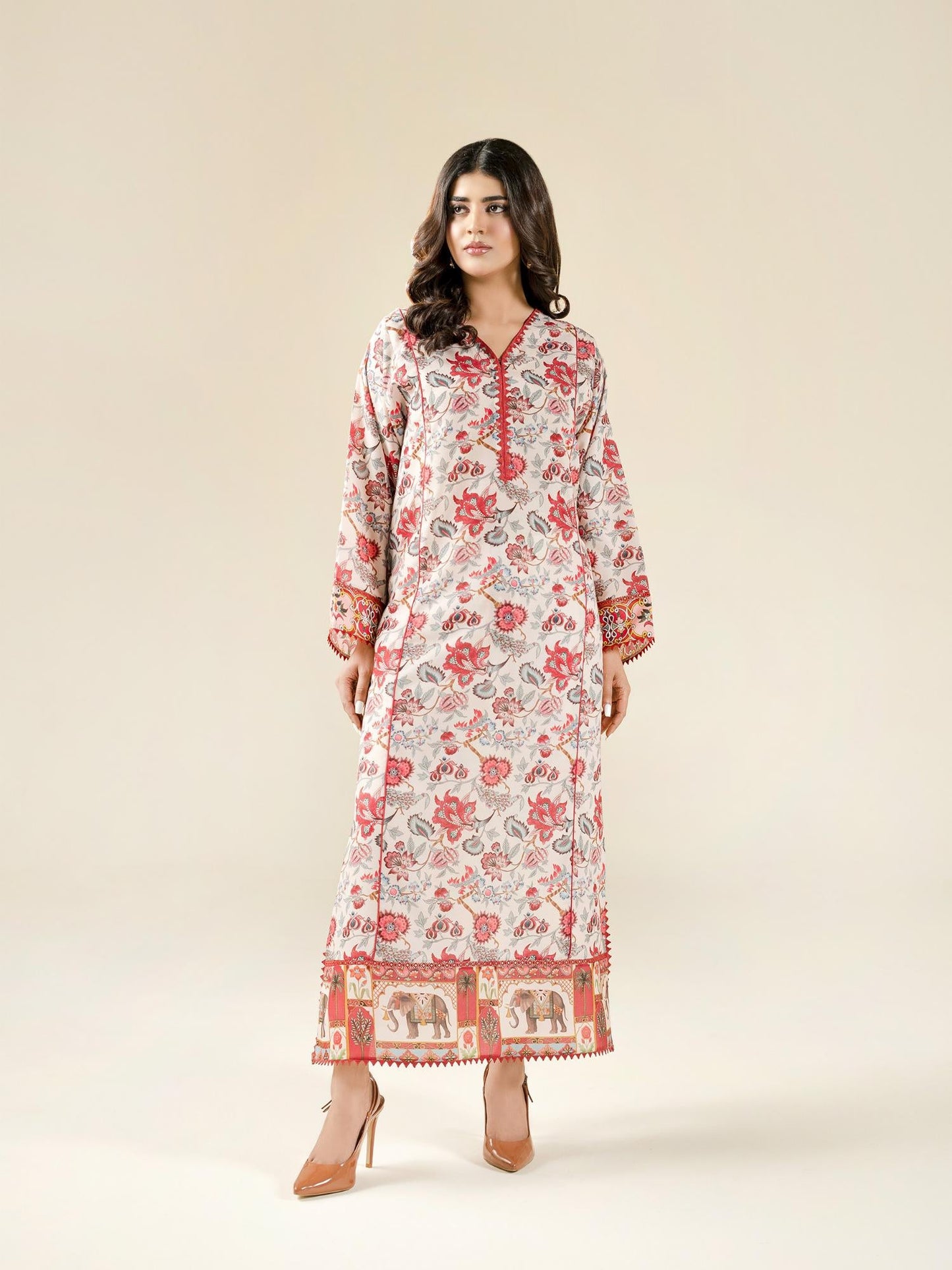 Rabazka Blended Lawn Printed Stitched Shirt-WRTW-PLW-S26-1PC-10