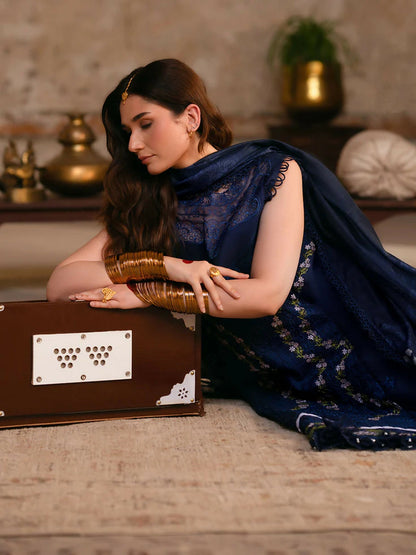 Parishay Mastani V2 Lawn Embroidered Unstitched 3-Piece Suit-MI - 05