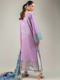 Mushq Manaram Lawn Embroidered Unstitched 3-Piece- Suit-Glowing pulse