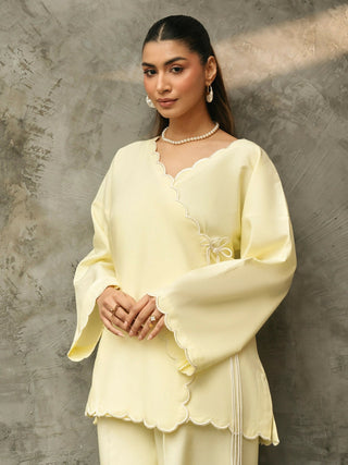 Mannat Clothing Suave Edit Raw Silk Co Ord Set Solace