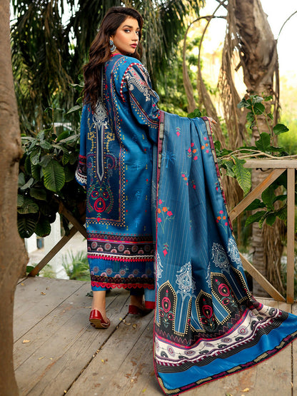 Binilyas Kotail Embroidered Unstitched 3-Piece Suit-765-A