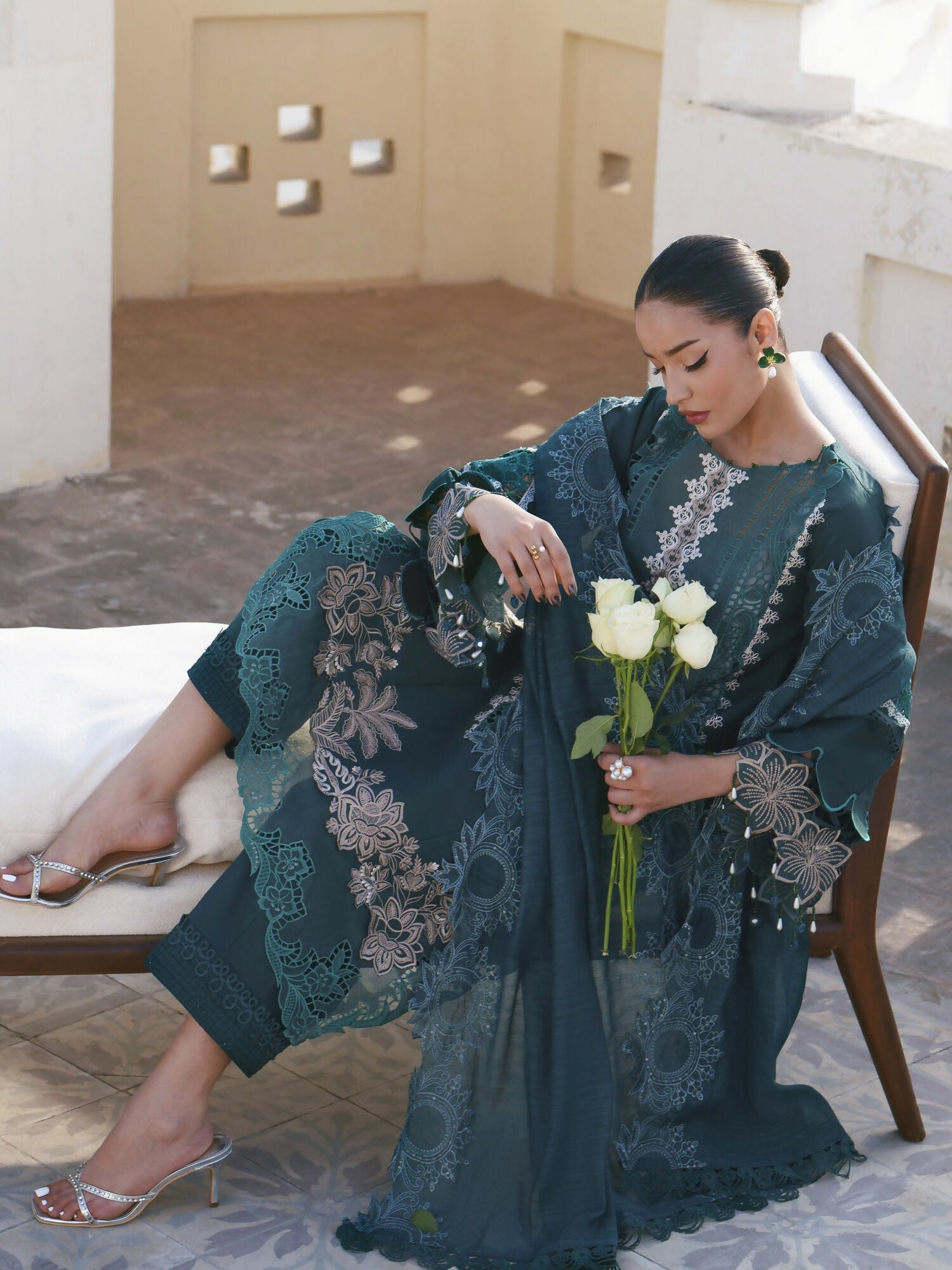 Parishay Shangrila Lawn Embroidered Unstitched 3-Piece Suit-SLA-08