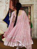 Hussain Rehar Festive Pret'25 Chanderi Embroidered Stitched 3-Piece Suit-Raniza
