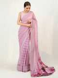 Imran Aftab Chiffon Printed Unstitched Saree-IASC 12