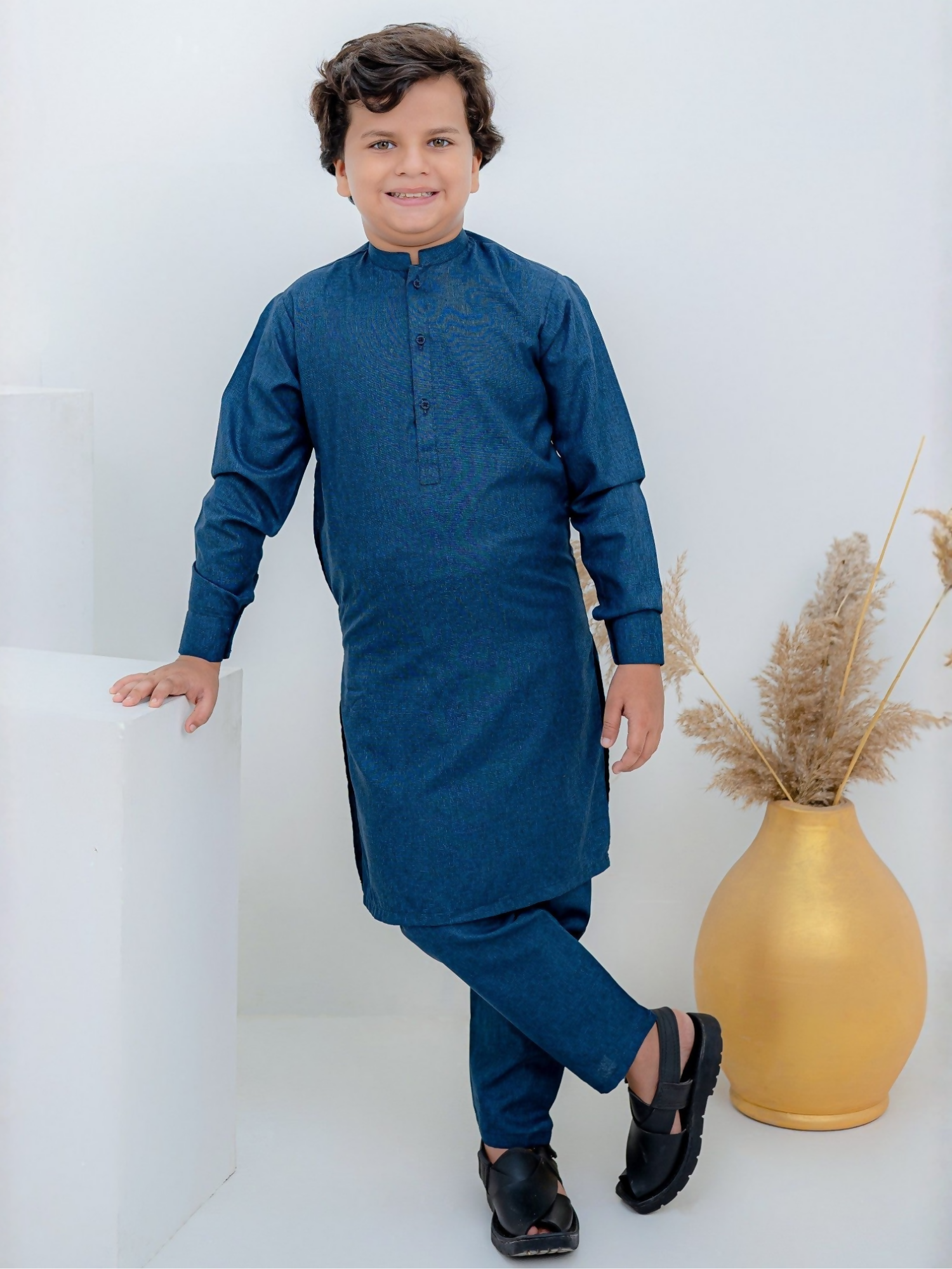 Wearmani Wash & Wear Stitched Kurta Pajama-MKP-089