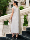 Parishay Ivy Bloom Viscose Embroidered Stitched 3-Piece Suit-IW-13