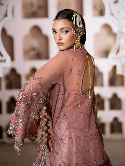 Shiza Hassan Shehnai Net Embellished Stitched 3-Piece Suit-Miral