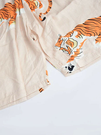 Jupiter Printed Holiday Wild Leopard Twin Set-13713