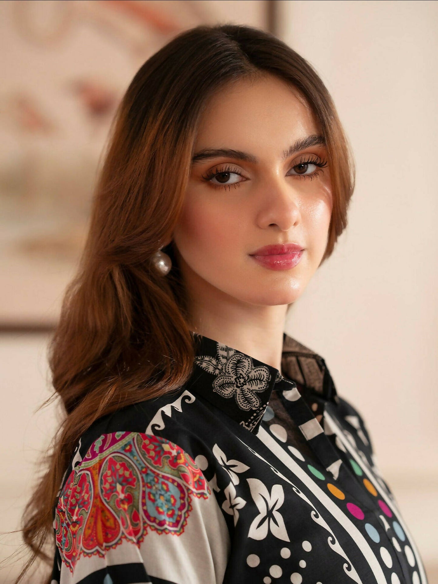 Mahnur Noir Lawn'26 Printed Unstitched 2-Piece Suit-N-09