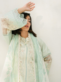 Binilyas Lawn Embroidered Stitched 3-Piece Suit-235 - A