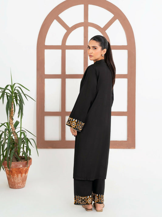 Stylish Collection Enchant Pret Linen Embroidered 2-Piece Suit-Monika