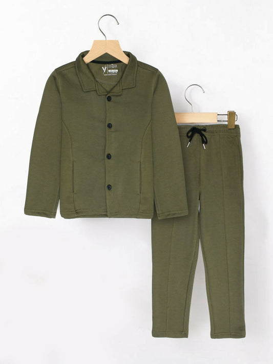 Velvour Fleece Tracksuit-VWT38-A
