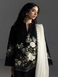 COCO by Zara Shahjahan Lawn'26 Embroidered Unstitched 3-Piece Suit-Evia-9A