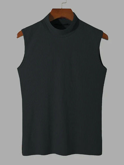 Jupiter Plain Turtleneck Flex Max Tank Tops-14897
