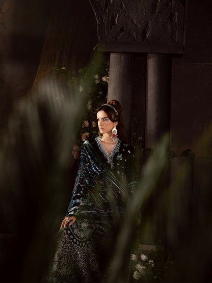 Mahnur Amelia Kotrai Embroidered Unstitched 3-Piece Suit-CK-014