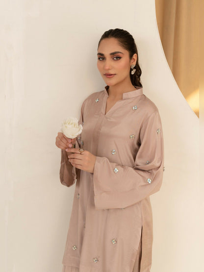 Allure By IH Sira Thai Silk Embellished Co-Ord Set-Linta