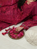 Binilyas Mashriq Luxury Lawn'26 Embroidered Unstitched 3-Piece Suit-D-113-B