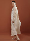 Hussain Rehar Basic Not Basic I Organza Embellished Stitched 4-Piece Suit-Snowdrop