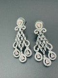 H&A Jewellery One Carat Silver Rhodium Plated Earrings