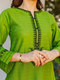MAK Fashion Dobby Lawn Embroidered Co-Ord Set-Gina Pine