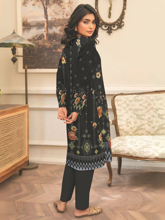 Cross Sketch Lawn Printed Unstitched 2-Piece Suit-Sabeen