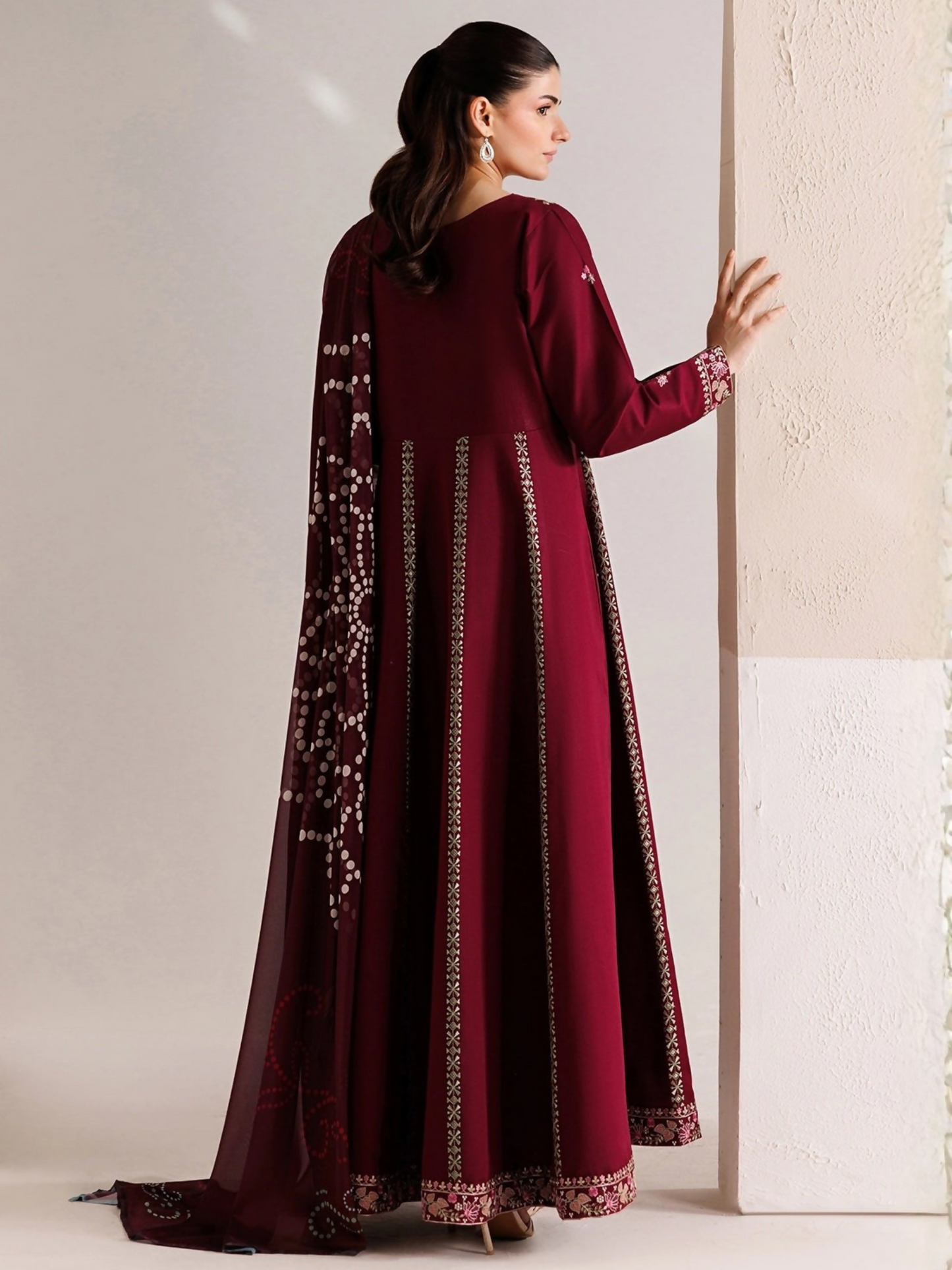 Panache Apparel Mistfall Vol II Cotton Embroidered Stitched Suit-Avira