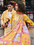 Mahnur Broadway Luxury Lawn Embroidered Unstitched 3-Piece Suit-Buttercup
