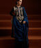 Hussain Rehar Luxury Pret'23 Raw Silk Embellished Stitched 3-Piece Suit-Negra