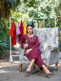 Sehrish Kanwal Doria Lawn Embroidered Stitched 2-Piece Suit-Maya