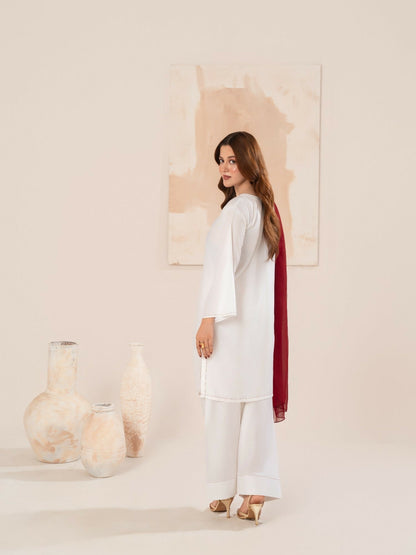Stylish Collection Luxe Edit Linen Stitched 3-Piece Suit-Noor